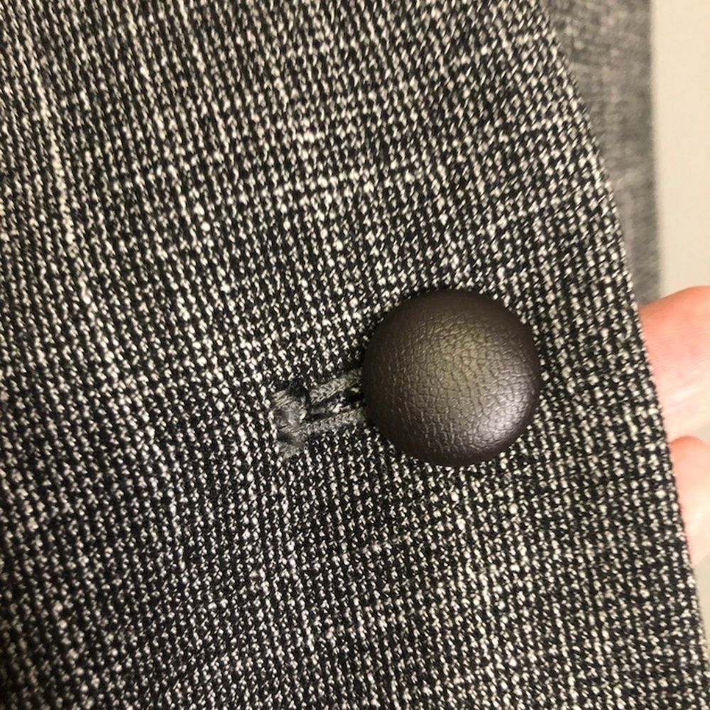 Poleci Pencil Skirt with Leather Buttons - Picture 6 of 12